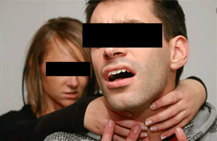 man reports wife choked him on Via Laguna, San Mateo