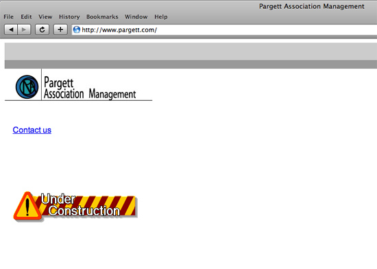 Pargett 2008 web site