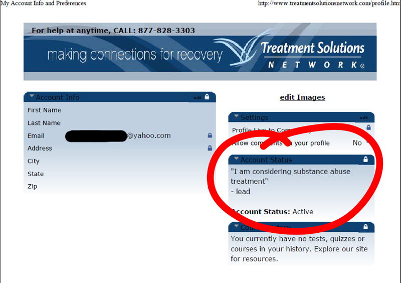 Paul Miller created false online profiles