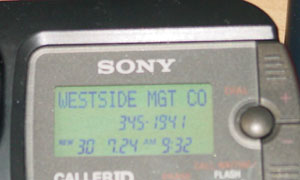 first call from work
