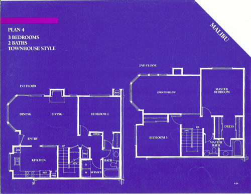 Edgewater Isle brochure Malibu floor plan
