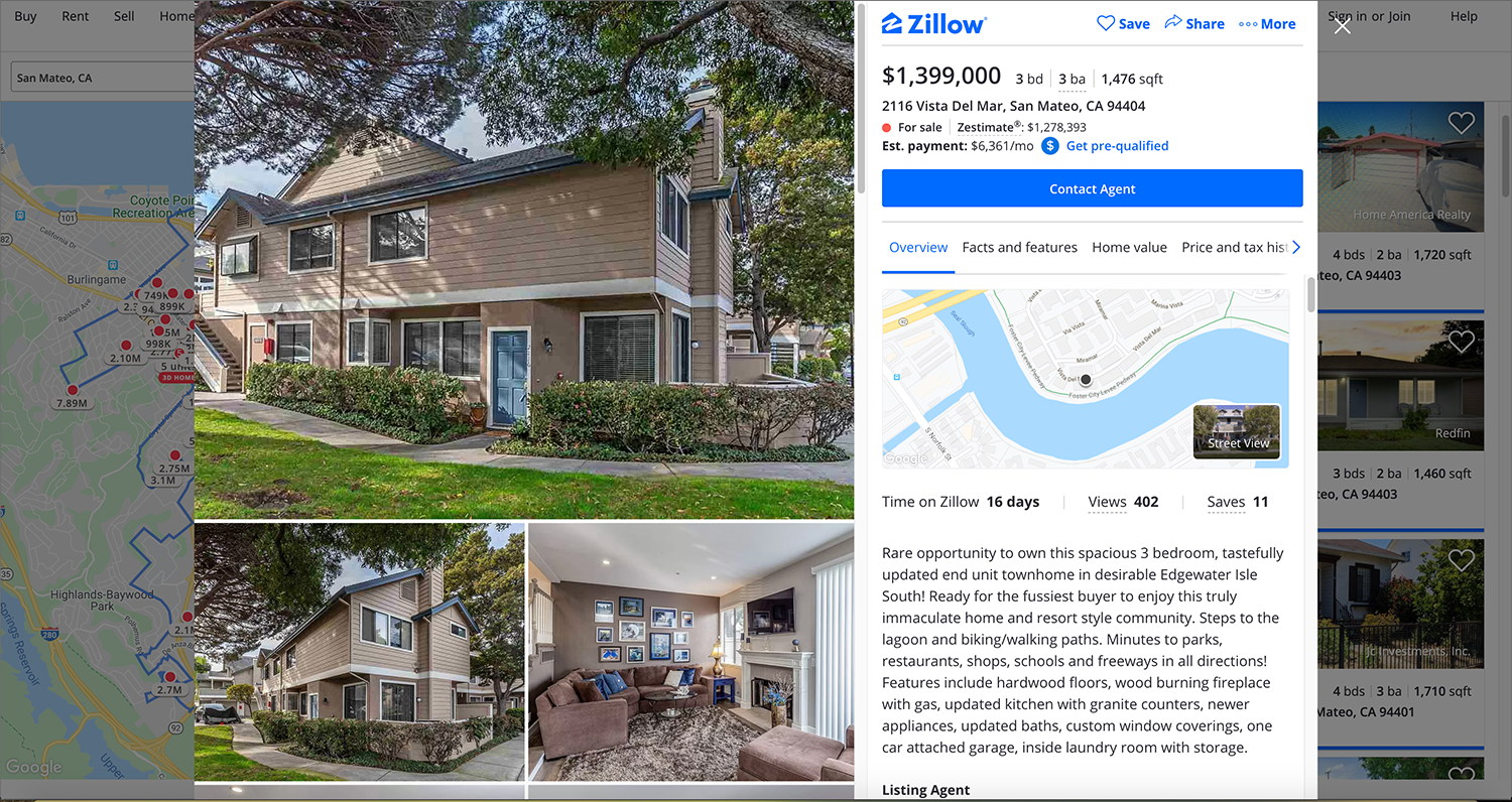 Townhouse for sale at Edgewater Isle