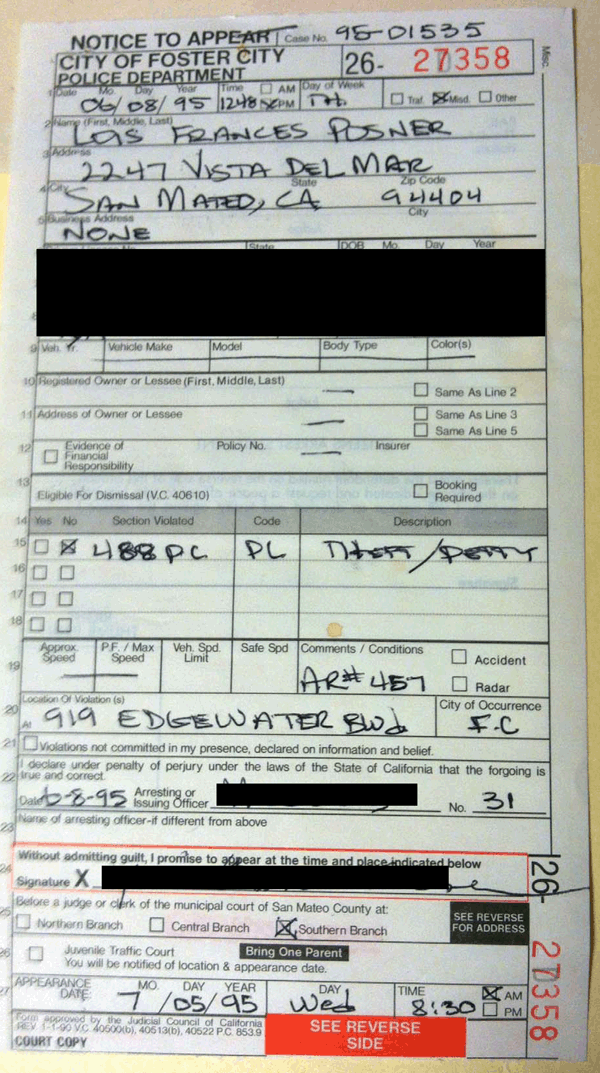 Moxi Posner was convicted of stealing from Lucky in Foster City